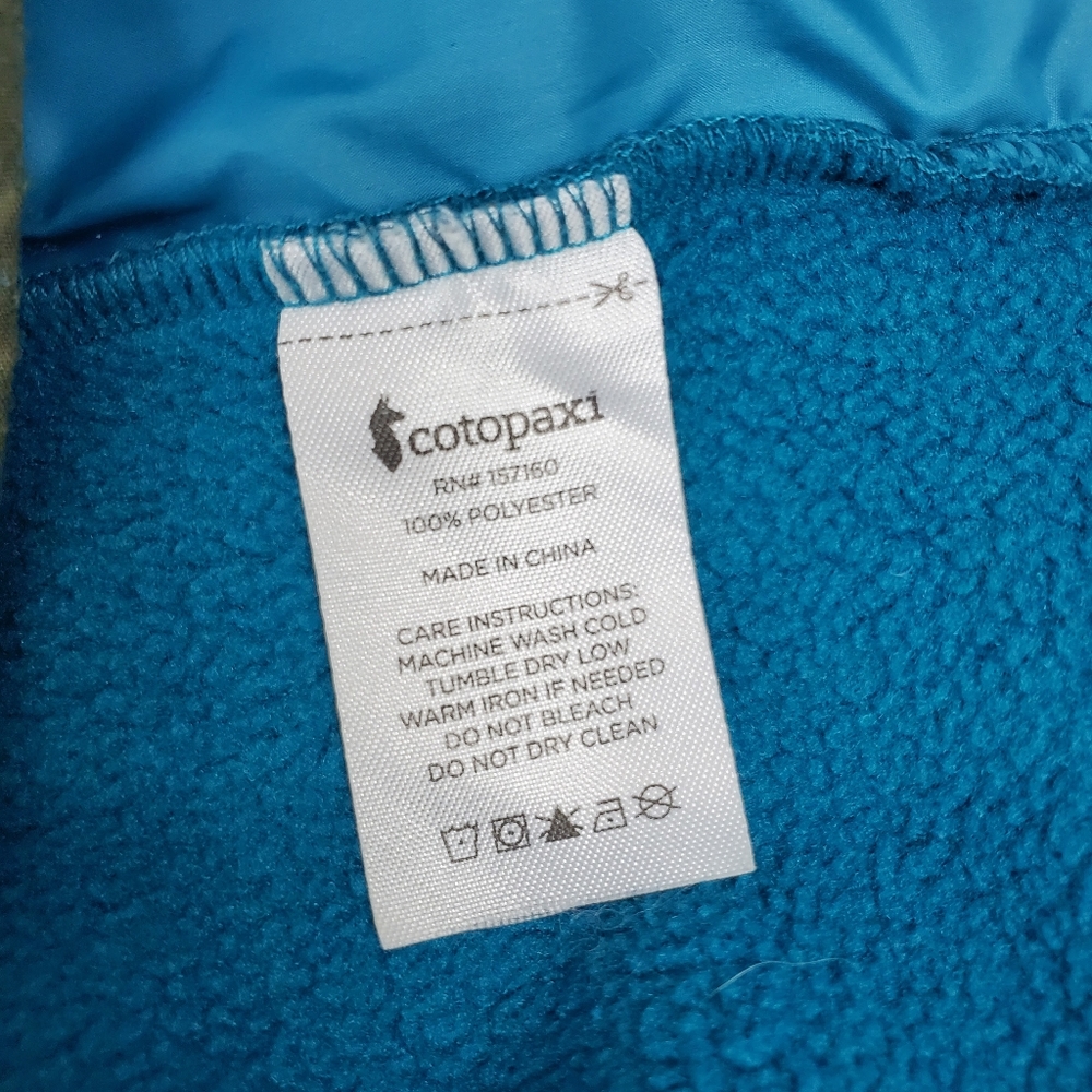💥SOLD💥 COTOPAXI Jacket Fleece Spell Out Striped Outdoor - Picture 9 of 9